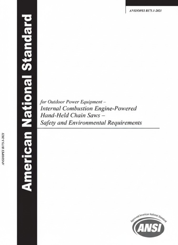 ANSI B175.1 Safety and Performance Standard Badge